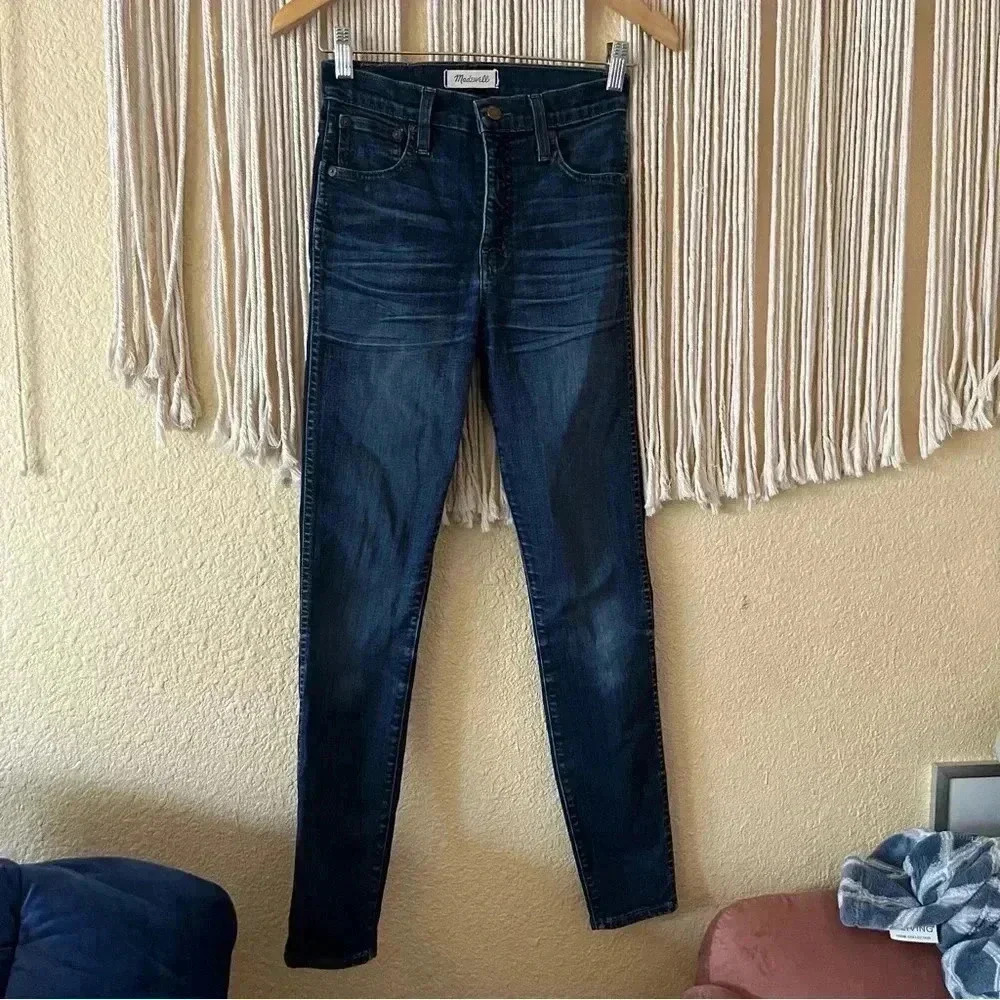 Madewell 10” high rise skinny skinny jeans size 25